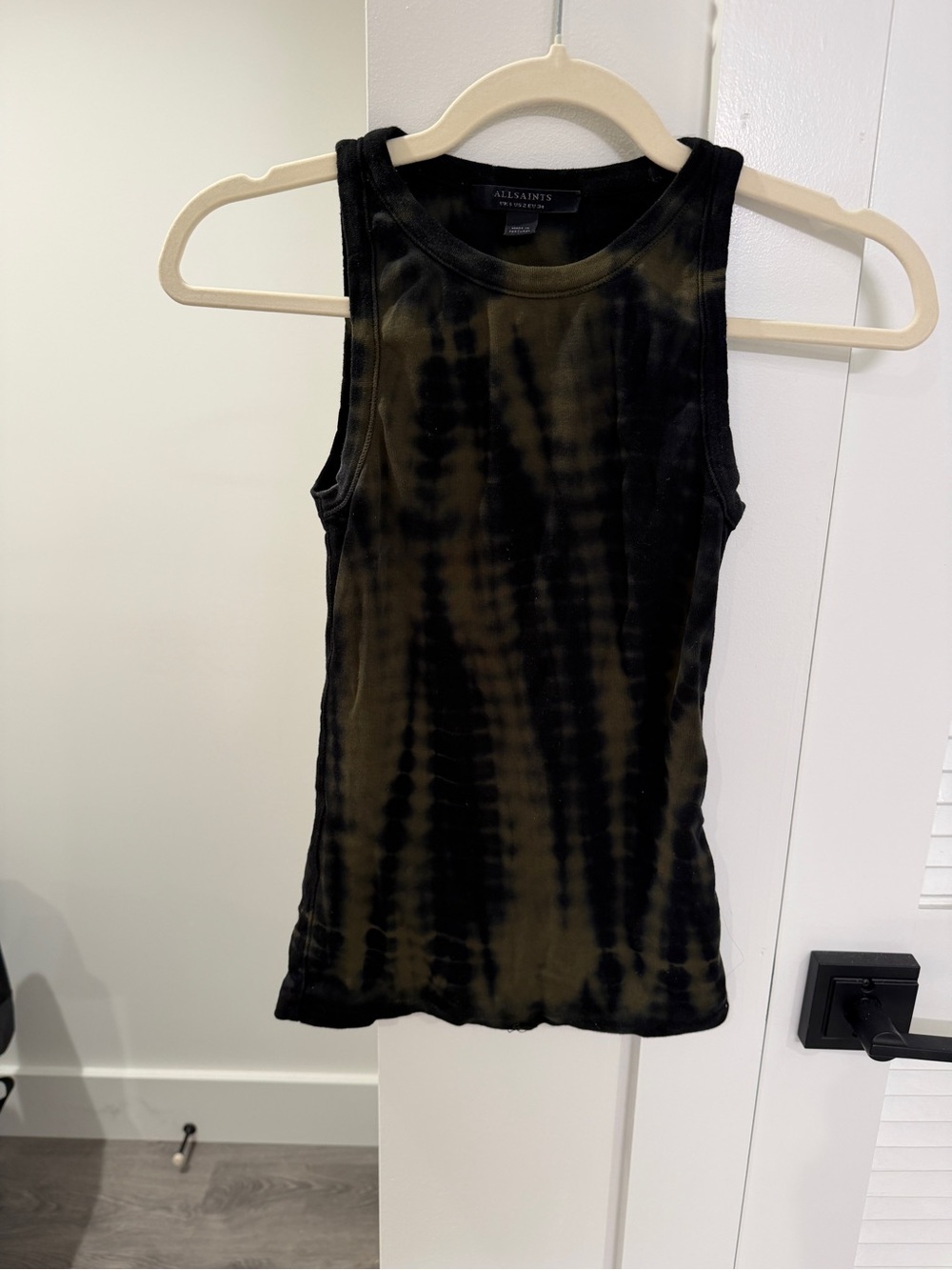 All Saints Tie-Dye Tank Top